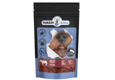 GARDUMS SUŅIEM LIELLOPA STRĒMELES YUMZZY BITES 75G