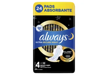 HIGIĒNISKĀS PAKETES ALWAYS ULTRA SECURE NIGHT 24GAB.