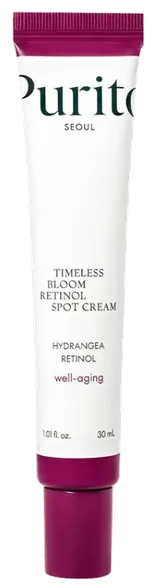 Purito Timeless Bloom Retinol spot sejas krēms, 30 ml