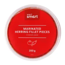 MARINĒTI SIĻĶU FILEJAS GABALIŅI RIMI SMART TOMĀTU MĒRCĒ 200G
