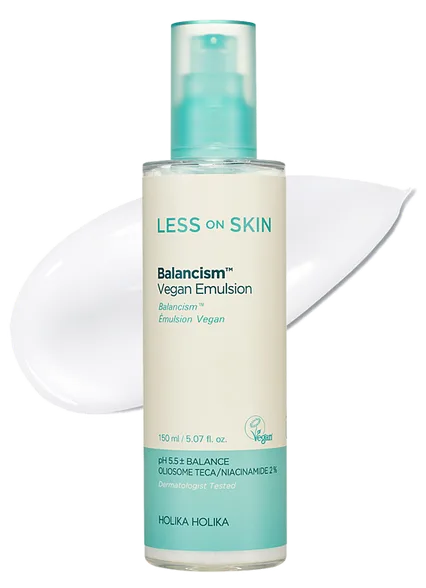 Holika Holika Less On Skin balancism™ vegan emulsija, 150 ml