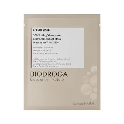 Biodroga Effect Care 360 lifting lokšņu maska ar liftinga efektu 16 ml N1