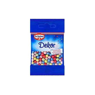 DEKORS DR.OETKER KRĀSAINĀS CUKURA PĒRLĪTES 10G