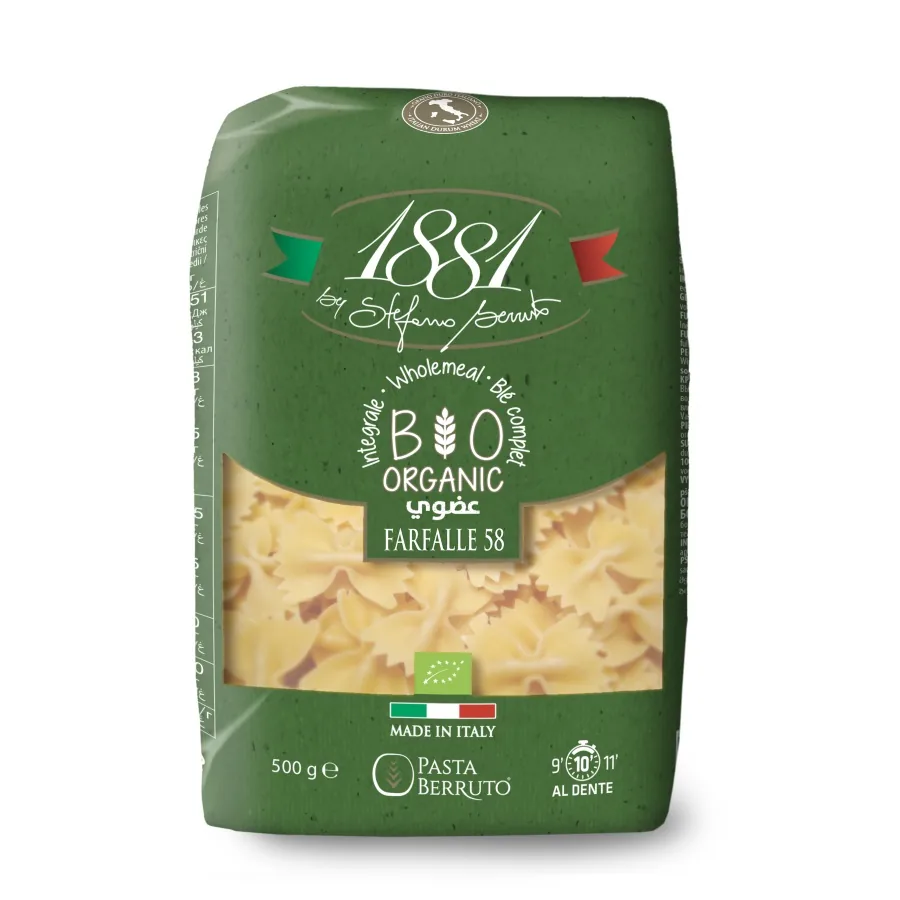 MAKARONI 1881 FARFALLE  NR.58, BIO, 500G