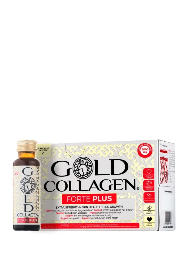 Gold Collagen Forte Plus Flakoni, 10 x 50 ml