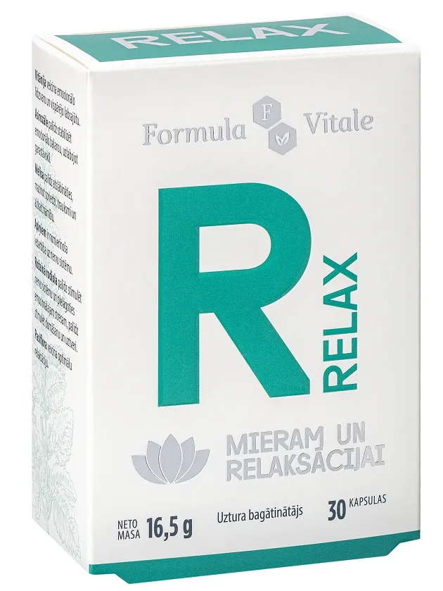Formula Vitale Relax, 30 kapsulas