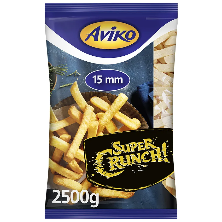 SALDĒTI FRĪ KARTUPEĻI SUPERCRUNCH 15MM AVIKO 2,5KG