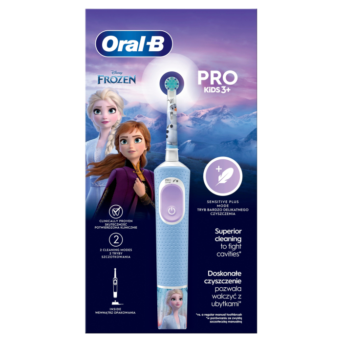 ZOBU BIRSTE ELEKTRISKĀ ORAL B VITALITY PRO KIDS 3+ FROZEN