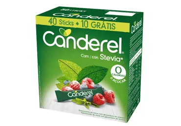 SALDINĀTĀJS AR STĒVIJU CANDEREL 40+10X1,5G