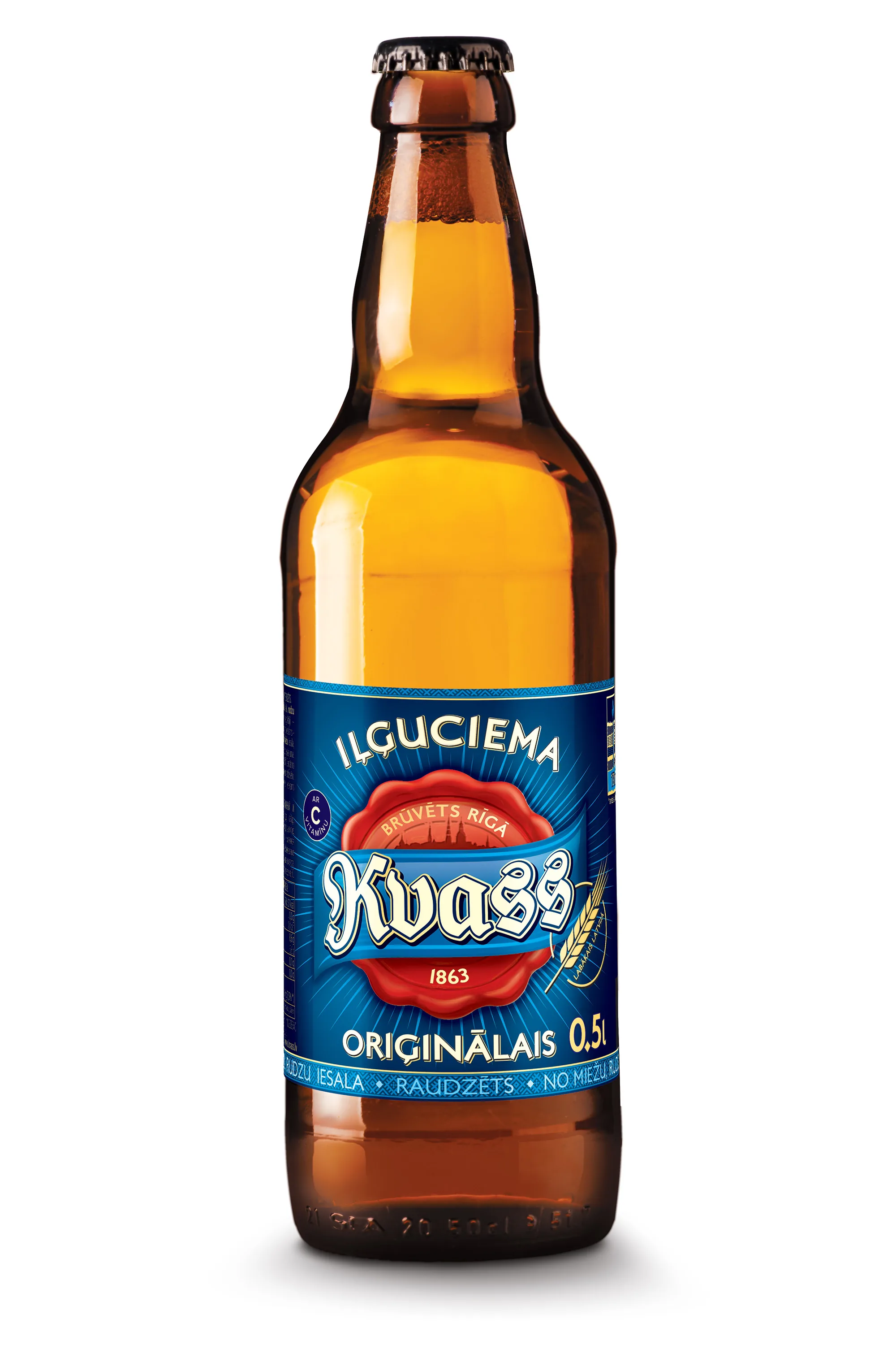 KVASS ORIĢINALĀIS IĻĢUCIEMA 0,5 L STIKLS(DEP)