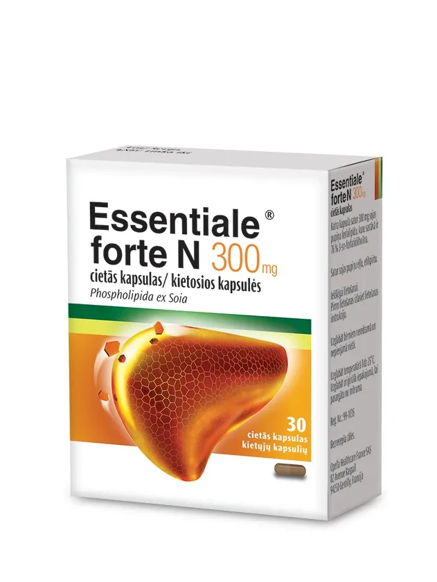 Essentiale Forte N 300 mg, 30 kapsulas