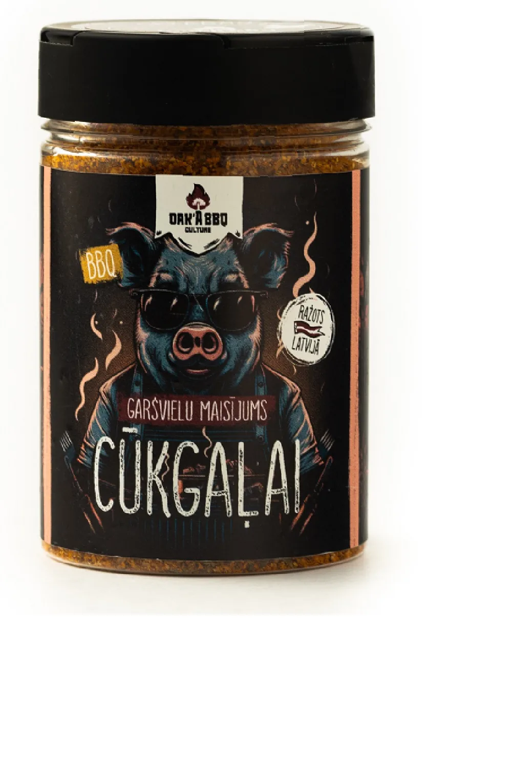 GARŠVIELU MAISĪJUMS OAK'A BBQ, CŪKGAĻAI, 140G