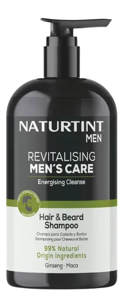 Naturtint Beard and Hair shampoo for men šampūns, 500 ml