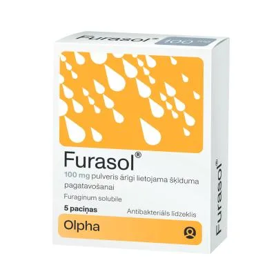 Furasol 100 mg pulveris N5