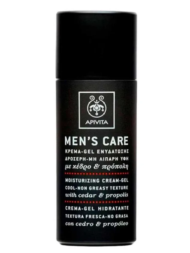 Apivita Mens Care mitrinošs krēms-gels ar ciedru un propolisu, 50 ml