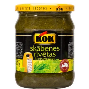 SKĀBENES RĪVĒTAS KONSERVĒTAS KOK 470G
