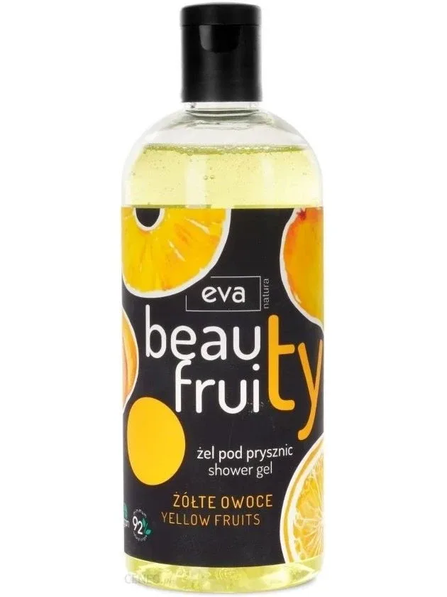 Eva Natura Beauty Yellow fruity dušas želeja, 400 ml