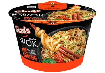 ĀTRI PAGATAVOJAMĀS NŪDELES GLADS WOK MIE GORENG 95G