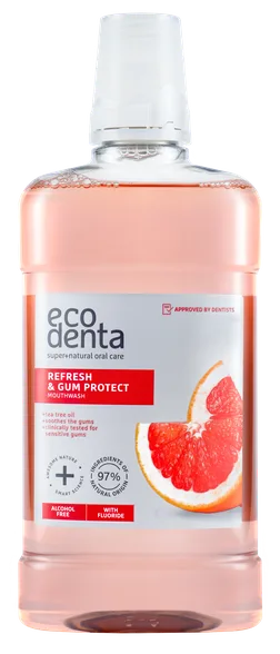 Ecodenta Refresh & Gum Protect mutes skalojamais līdzeklis, 500 ml