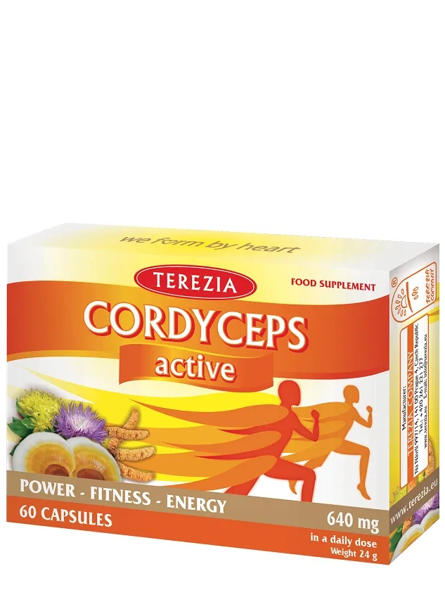 Terezia Cordyceps Active kapsulas, 60 gb.