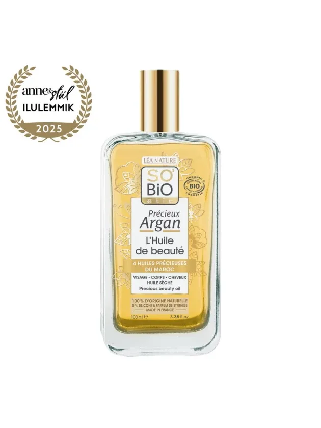 So BIO vērtīgā kosmētiskā argāna eļļa, 100 ml