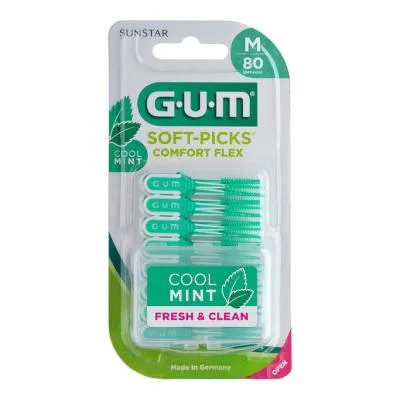 Gum Soft Picks Comfort flex zobu kociņi mint, izmērs M N80