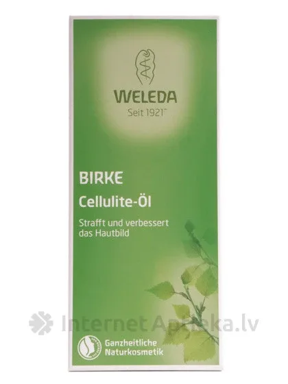 Weleda bērzu eļļa pret celulītu, 200 ml