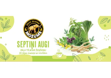 ZĀĻU TĒJA MOŽUMS SEPTIŅI AUGI 20X1,5G