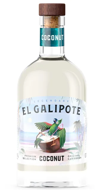 Liķieris el galipote coconut, 17%, 0,7 l