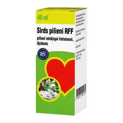 Sirds pilieni RFF Pilieni iekšķīgai lietošanai 40 ml