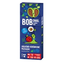 AUGĻU KONFEKTE BOB SNAIL ĀBOLU UN MELLEŅU RULLĪŠI 30G