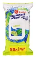 KRUIDVAT CITRUS UNIVERSĀLĀS MITRĀS SALVETES, 80GAB.