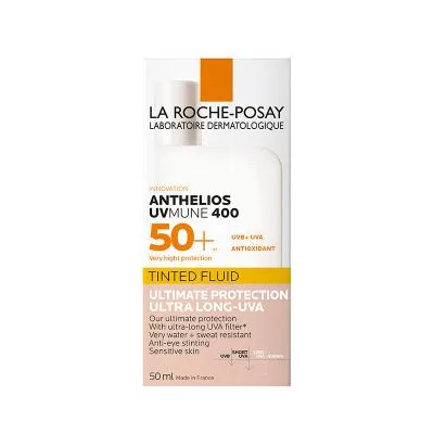 La Roche-Posay Anthelios Uvmune saules aizsargfluīds sejai ar toni SPF50+ 50 ml