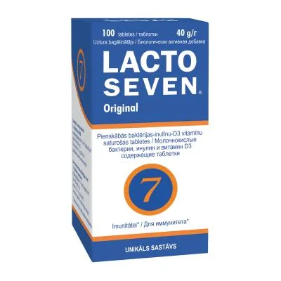 Lactoseven tabletes N100
