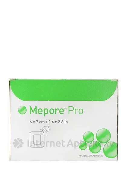 Mepore Pro Sterils plāksteris 6 x 7 cm, 60 gb.