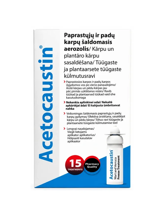 Acetocaustin freeze kārpu saldējošs aerosols, 50 ml