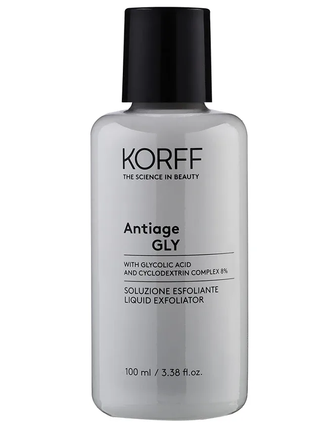 Korff Antiage Gly šķidrais pīlings visiem sejas ādas tipiem, 100 ml