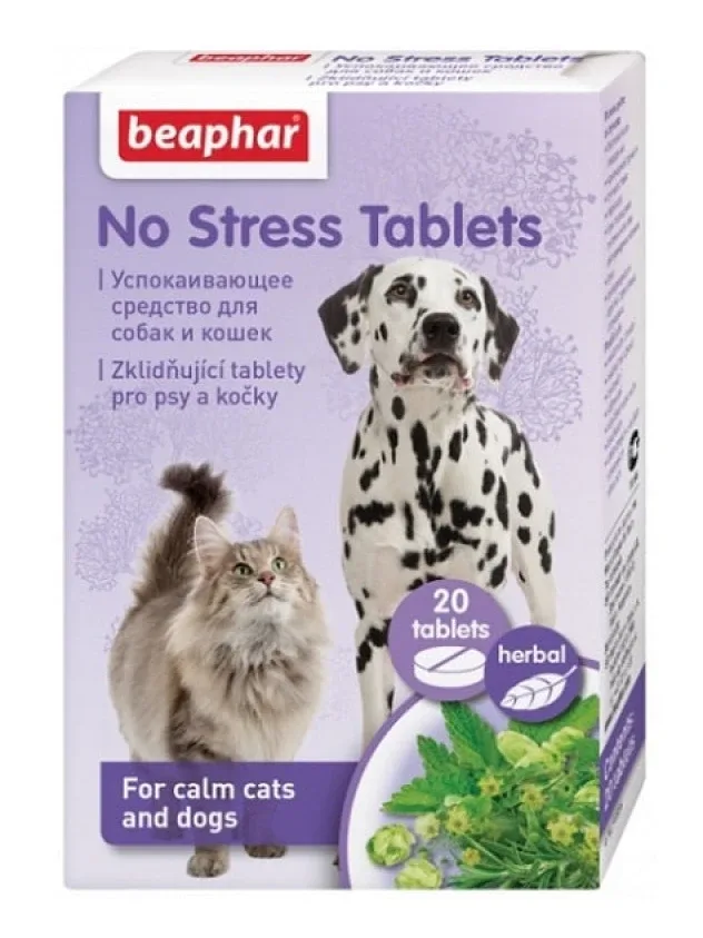 Beaphar nomierinošas tabletes kaķiem un suņiem, 20 gb.