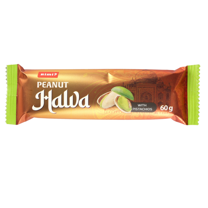ZEMESRIEKSTU HALVA RIMI AR PISTĀCIJĀM 60G