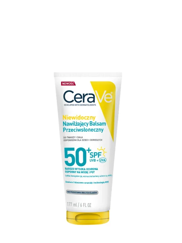 Солнцезащитный крем CeraVe Invisible Hydrating SPF 50+, 177 мл