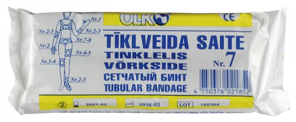 Olko Nr.7 nesterila tīklveida saite, 1 gab.