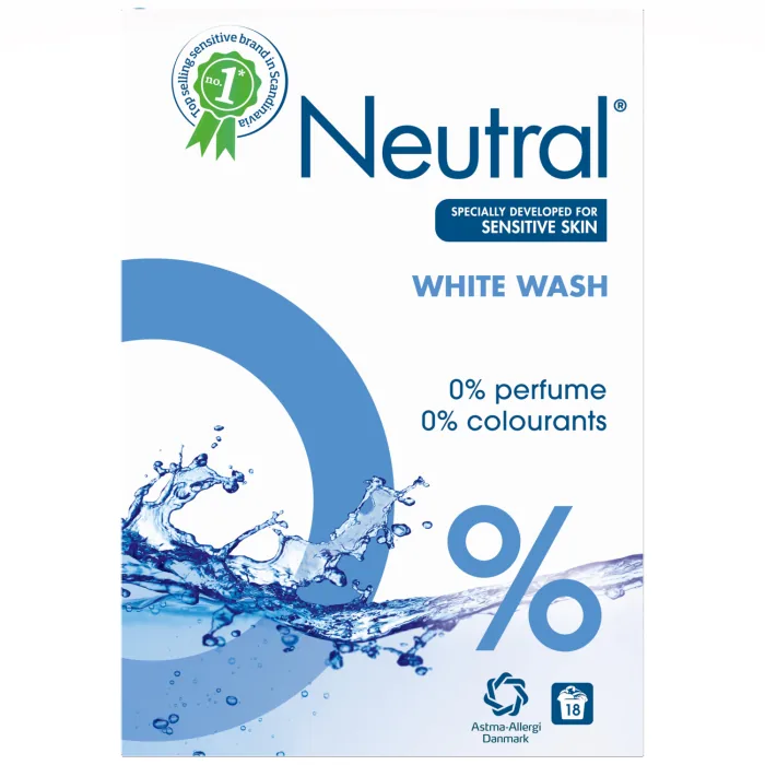 VEĻAS PULVERIS NEUTRAL BALTAI VEĻAI, 1.188KG