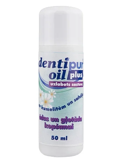 Dentipur Plus eļļa ādas un gļotādas iekaisumu kopšanai, 50 ml