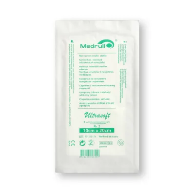 Medrull salvetes neaustas 10 x 20 cm sterilas N2
