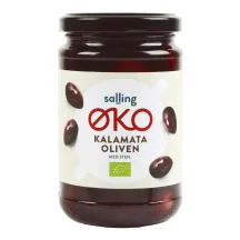 EKOLOĢISKAS KALAMATA OLĪVAS AR KAULIŅIEM SALLING EKO SĀLĪJUMĀ 290G/180G