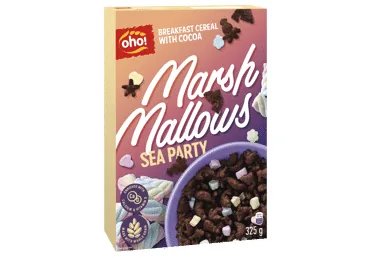 SAUSĀS BROKASTIS OHO MARSHMALLOWS SEA PARTY 325G