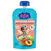 ĀBOLU BIEZENIS ELFIK AR DAUDZGRAUDU PUTRU UN PERSIKIEM 6MĒN. 110G