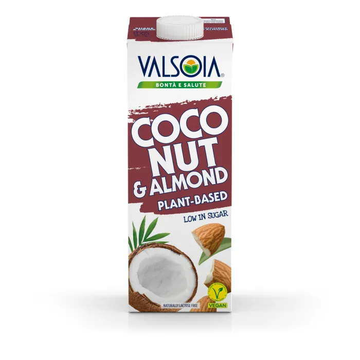 KOKOSRIEKSTU UN MANDEĻU DZĒRIENS VALSOIA AR KALCIJU UN VITAMĪNIEM 1L