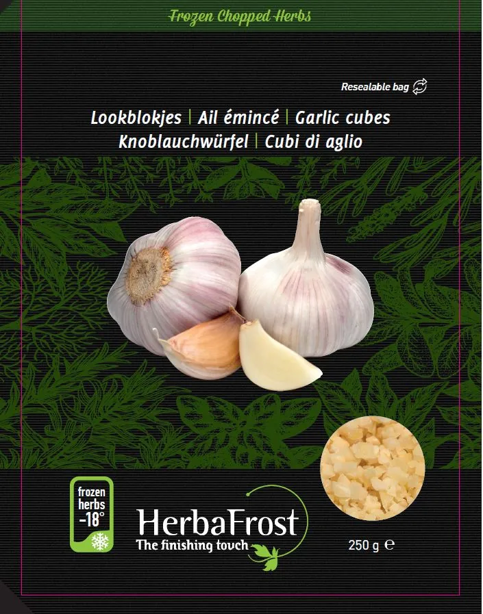 SALDĒTI SAGRIEZTI ĶIPLOKI, HERBAFROST, KUBIŅOS, 250G