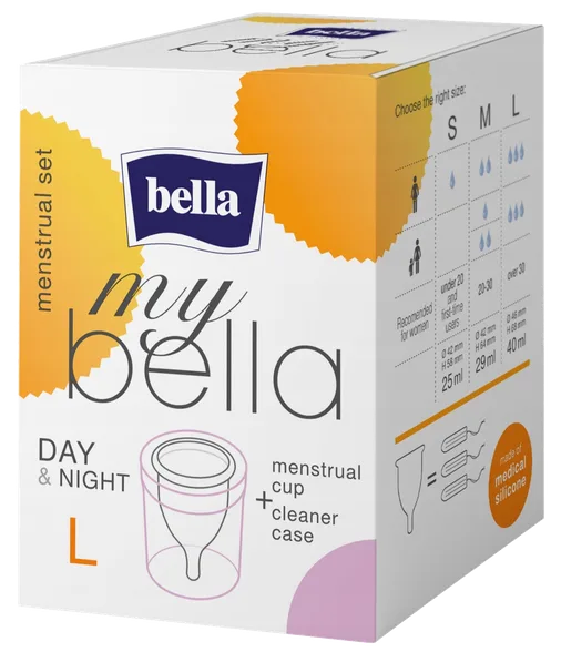 Bella My Bella, L menstruālā piltuve, 1 gab.